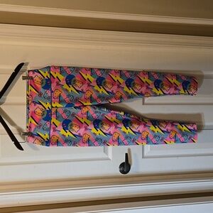 Hello Kitty & Friends Mell-Oh-Yellow ZumbaX Legging SizeL High Waist Compression